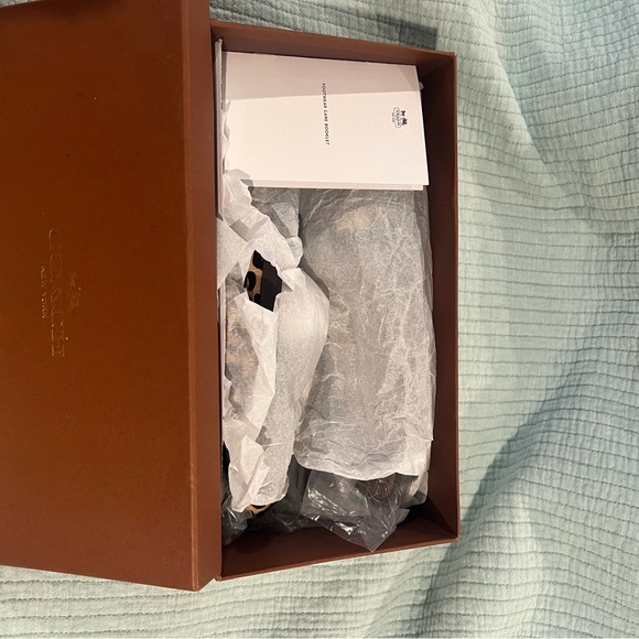 Coach Fredrica Leopard Haircalf ballet flat Women’s size 9 M BRAND NEW orig box - Picture 4 of 5